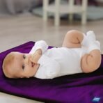 Mee Mee Reusable Water Proof Cotton Bed Protector Sheet/Extra Absorbent Mat/Dry Sheets/Urine Sheet/Dry Mat(Large, Dark Purple)(100CmX140Cm) - Fast Shipping to USA & Canada - Image 3