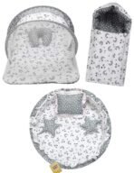 Infantbond Bed Combo with Net & Nest Bed (Gray Moon) ? Fast Shipping to USA & Canada - Image 2