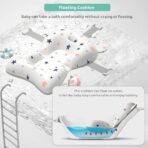 StarAndDaisy Baby Bath tub for 0 to 5 Years, 2-in-1 Bathub for Kids, Foldable tub with Cushion and Bathing Chair for Boys & Girls, Fast Drainage & Space Saving Design -Green - Fast Shipping to USA & Canada - Image 6