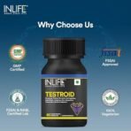 INLIFE Testroid Testosterone Support - 60 Capsules - Fast Shipping to USA & Canada - Image 5