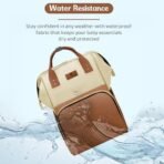 StarAndDaisy Baby Bag for Mother Travel/Diaper Bag with Insulated Baby Bottle Pocket/Diaper Bag for Mothers for Travel with Multi Compartments, Waterproof Diaper Bags for Mom, 24lt capacity - Fast Shipping to USA & Canada - Image 6