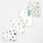 1st Step Side Knot Type 100% Muslin Jhabla (Small (0-3 Months)) - Fast Shipping to USA & Canada - Image 2