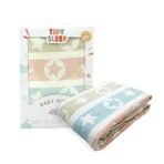 TIDY SLEEP Baby Blankets 6 Layer Wraper 100% Cotton Stroller Cover Receiving Blankets, Multicolor (100 Cm X 90 Cm), Breathable - Fast Shipping to USA & Canada - Image 3