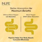 INLIFE Curcumin with Piperine 1605mg - 60 Tablets - Fast Shipping to USA & Canada - Image 5