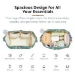 StarAndDaisy Baby Bag for Mothers Travel/Diaper Bags for Mom with Insulated Compartment/Diaper Bag for Mothers for Travel & Multiple Pockets, 12L Capacity- Jungle Print - Fast Shipping to USA & Canada - Image 5