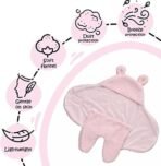 First Kick Baby Blankets New born Pack of Hooded Supersoft Wearable wrapper Cum Baby Sleeping Bag for Babies (70 cm x 76 cm, 0-6 Months) - Fast Shipping to USA & Canada - Image 5