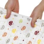 MOM CARE Muslin Swaddle Wrap for Newborn Baby Extra Soft Wash Cloth Stroller Cover Nursing Cover Burping Cloth for Infants Pure Cotton (White)(Pack of 1) 105 cm x 105 cm - Fast Shipping to USA & Canada - Image 7