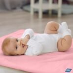 Mee Mee Reusable Water Proof Cotton Bed Protector Sheet/Extra Absorbent Mat/Dry Sheets/Urine Sheet/Dry Mat (70CmX100Cm) (Medium, Pink) - Fast Shipping to USA & Canada - Image 3