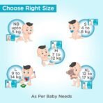 Mee Mee Premium Breathable (NB) size Baby Taped Diapers 12 Pcs, 5 Kgs for 0-1 Years, Super Absorbent, Cotton Soft with Wetness Indicator for New Born Babies/Infants with Protection Upto 12 Hrs - Fast Shipping to USA & Canada - Image 7