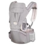 1st Step 5 in 1 Hip Seat Baby Carrier with 5 Carry Positions, Detachable Hip seat, Padded Waist Belt for 4 to 36 Months Baby, Adjustable New-Born to Toddler Carrier, Max Weight Up to 16 Kgs (Grey) - Fast Shipping to USA & Canada - Image 2