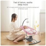 StarAndDaisy Electric Swing for Baby Automatic/Baby Swing for 0 to 2 Years with Adjustable Backrest/Baby Rocker Automatic Swing with Bluetooth Playback, Light Weight, Play Toy - Pink - Fast Shipping to USA & Canada - Image 3