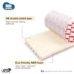 Kids Station Baby Proofing Edge Protector for Kids Safety, Made in India Rubber Edge for Sharp Furniture Edges and Corners, A Baby Safety Product (Edge Guards, 2mtr, W- Shape, Beige) - Fast Shipping to USA & Canada - Image 4