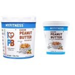 MYFITNESS Peanut Butter Crunchy 1250g + Original Peanut Butter Crunchy 510g - Fast Shipping to USA & Canada - Image 2
