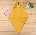 First Kick Baby Blankets New Born Pack of Hooded Wrapper Durable Fleece Polyester Sleeping Bag and Baby Bath Towel for 0-6 Months Baby Boys and Baby Girls Yellow - Fast Shipping to USA & Canada - Image 4