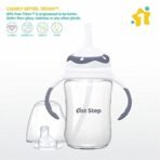 1ST STEP 220ml TRITAN Non-Spill Interchangeable Sipper/Sippy Cup with Soft Silicone Spout and Straw - Fast Shipping to USA & Canada - Image 3