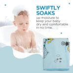 Mee Mee Micro Fiber Baby Bath Towel for New Born | Wash Cloth, Quick Absorbent, Extra Soft Cotton Towels for Kids/Toddlers/Infants/Babies, Pack of 1(Blue) 70X110 CM - Fast Shipping to USA & Canada - Image 5