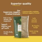 Two Brothers Organic Farms Sugarcane Jaggery Powder(500g) Natural Sweetener|Refined Sugar Alternative | Hand-Crushed Natural Jaggery Powder | Pure Chemical-Free Crushed Gud | Native Variety Sugarcane - Fast Shipping to USA & Canada - Image 7