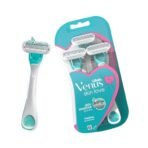 Gillette Venus Women's Venus Skin Love with Skin Essence Razor for Hair Removal - Green, Pack of 3 - Fast Shipping to USA & Canada - Image 2