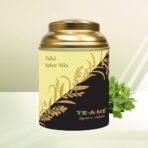 TE-A-ME Green Tea Tulsi Mix 50gm Tin | Premium Dried Tulsi Leaves with Warming Spices | Caffeine-Free | Diwali Gift - Fast Shipping to USA & Canada - Image 6