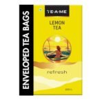 TE-A-ME Lemon Tea - 100 Tea Bags | Tea Bags 100 (Envelope) | Diwali Gift - Fast Shipping to USA & Canada - Image 2