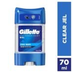 Gillette high perfomance anti-persprint clear gel Deodorant stick for Men | Underarm Roll on Anti Odour 70ml (Cool Wave) - Fast Shipping to USA & Canada - Image 3
