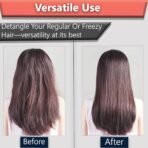 TEMPERIA Detangler Hair Brush for Women & Men - Tangle Teezer Detangle Wide Tooth Comb for Curly/Wavy Hairs - Shampoo Detangling Curl Styling Hairbrush, Premium & Ergonomic Design (MN02) - Fast Shipping to USA & Canada - Image 6