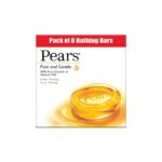 Pears Pure & Gentle Bathing Soap Bar 125 g (Combo Pack of 8) Moisturizing Glycerin Soap for Soft|| Glowing Skin & Body - Paraben Free|| For Men & Women - Fast Shipping to USA & Canada