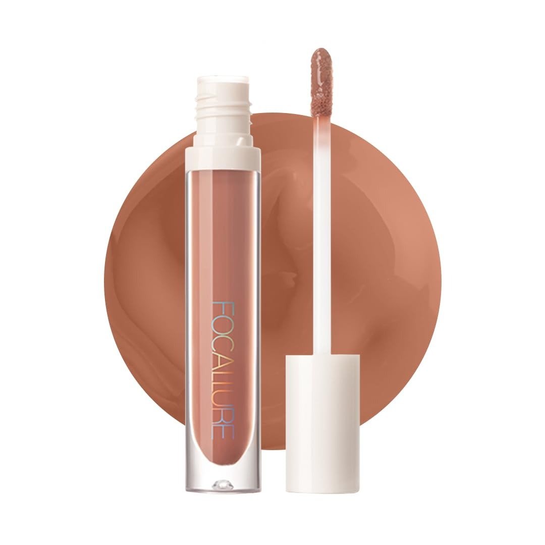 510Zrkcm7HL-1.jpg Focallure Plumpmax High Shine Lip Glow 2 Amber, Glossy Finish, Non-sticky formula, Nourishes and hydrates, plumping effect, 2.5gm - Fast Shipping to USA & Canada - Image 1