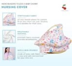 a baby cherry-Nursing Cover, Nursing Covers for Feeding Mom, Feeding Cover Breastfeeding Mother, Feeding Cover for Mom, Multi-Use, Breathable, 360 Full Privacy Multicolor - Fast Shipping to USA & Canada - Image 5