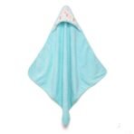 TIDY SLEEP Baby Woven Bath Towel with Muslin Hood and Muslin Face Cloth (Little Finder Lamp) - Fast Shipping to USA & Canada