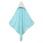 TIDY SLEEP Baby Woven Bath Towel with Muslin Hood and Muslin Face Cloth (Little Finder Lamp) - Fast Shipping to USA & Canada