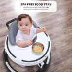 StarAndDaisy 360? Baby Walker with Adjustable Height/Walker for Kids 6-24 Months with Multi-Functional, Anti-Rollover & Foldable Design, Baby Boys & Girls (Black) - Fast Shipping to USA & Canada - Image 5