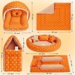 Infantbond Bedding with Net & Blanket (Orange Crown) ? Fast Shipping to USA & Canada - Image 4