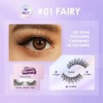 FOCALLURE Lashes Charming False Eyelash, Faux Mink Lashes, Extension Look Cat Eye Natural Lashes, Easy To Apply, Reusable, Cruelty-Free, Contact Lens Friendly, 1 Pair, 01 FAIRY - Fast Shipping to USA & Canada - Image 3