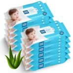 Mee Mee Soft Gentle Baby Wet Wipes (24 Wipes) Pack of 10 | Infused with Aloe Vera and Vitamin E | Paraben & Sulfate Free | Multipurpose Cleansing Wipes | Wipes Combo for Babies - Fast Shipping to USA & Canada - Image 2
