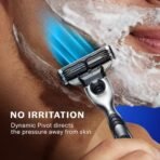 Gillette Mach 3 (Handle + 2 Cartridges) Razor for Men and Gillette Mach3 Shaving Blades - Pack of 10 (Cartridges) | Razor blades for Men - Fast Shipping to USA & Canada - Image 7