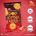 UNIBIC Pop Crisp I Lentil and Pea I Popped Chips I Masala Twist I | Not Baked Not Fried |90% Fat Free | Low Calorie | Healthy Snacks | 40 Grams - Fast Shipping to USA & Canada - Image 6