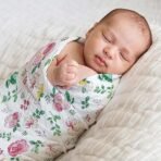 haus & kinder Nature Nexus Collection 100% Cotton Muslin Baby Swaddle Wrap for New Born, Muslin Baby Swaddle Wrap for New Born, New Born Swaddle, 100 cm by 100 cm - Pack of 3, Nature Nexus Collection - Fast Shipping to USA & Canada - Image 5