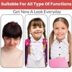 TEMPERIA (6pcs) Hair Band For Girls Women & Kids - Fancy & Stylish Hairband Headband Cute Accessories - Black - Fast Shipping to USA & Canada - Image 7