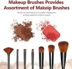 Focallure Professional Makeup Brushes Set for Womens/Girls - 12Pcs Syntheic Fiber Hair Brush Set for Make Up (Black) - Fast Shipping to USA & Canada - Image 4