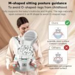 StarAndDaisy Baby Carrier for 0 to 3 Year Baby/Baby Carrier with 6 Carrying Positions/Baby & Toddler Carrier Sling with Hip Seat/Large Storage & Phone Pocket (Grey) - Fast Shipping to USA & Canada - Image 7
