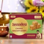 Unibic Swaadesi Desi Ghee Chana Burfi 180gm - Fast Shipping to USA & Canada - Image 5
