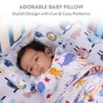 a baby cherry Organic Cotton Baby Pillow for Newborns (0M to 3 Years) ? Unisex | Washable | Pillow Cover Included - Fast Shipping to USA & Canada - Image 7