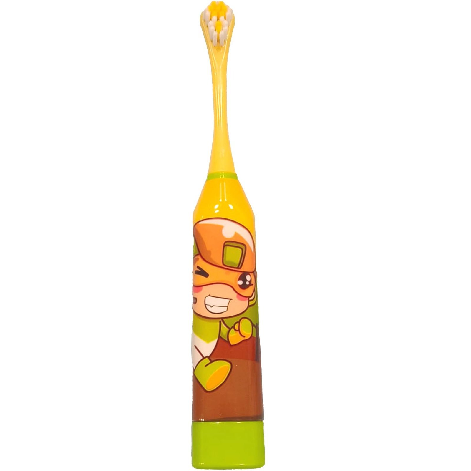 513pWj3peBL-1.jpg MOM CARE Kids Battery Toothbrush,Advanced Sonic technology,Vibrating Mode, Extra Soft Bristles,3X Efficiency Of Manual, Effective Cleaning Of Your Child?s Teeth, Improving Oral Health Yellow - Fast Shipping to USA & Canada - Image 1