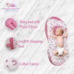 Infantbond Super Soft Mattress with Net (Star & Moon Pink) ? Fast Shipping to USA & Canada - Image 4