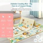 StarAndDaisy Baby Mats for Floor/Play Mat for Babies, Infants & Toddlers with Double Sided Water Proof/Baby Play Mat for Kids Reversible & Foldable Design - Fast Shipping to USA & Canada - Image 3