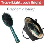 TEMPERIA (1 pcs) Hair Comb for Women & Men - Paddle & Flat Hair Brush For Adding Curls, Volume & Waves - Premium & Ergonomic Hairbrush (Random Colors) (MN02) - Fast Shipping to USA & Canada - Image 5