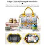 StarAndDaisy Bag for Mothers for Travel, Newborn Baby Diaper Bags with Insuleted Compartment & Multiple Pockets, 12 Liter Enhanced Capacity, Aesthetically Handcrafted with Love & Cuteness - Fast Shipping to USA & Canada - Image 3