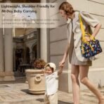 StarAndDaisy Diaper Bag/Diaper Bags for Mom with Light Weight and Potable Design/Multi Compartments, Waterproof Baby Bag with Ultra soft fabric. - Fast Shipping to USA & Canada - Image 6