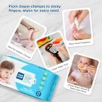 Mee Mee Soft Gentle Baby Wet Wipes (72 Wipes) Pack of 5 | Infused with Aloevera and Lemon Extract | Paraben & Sulfate Free. - Fast Shipping to USA & Canada - Image 6